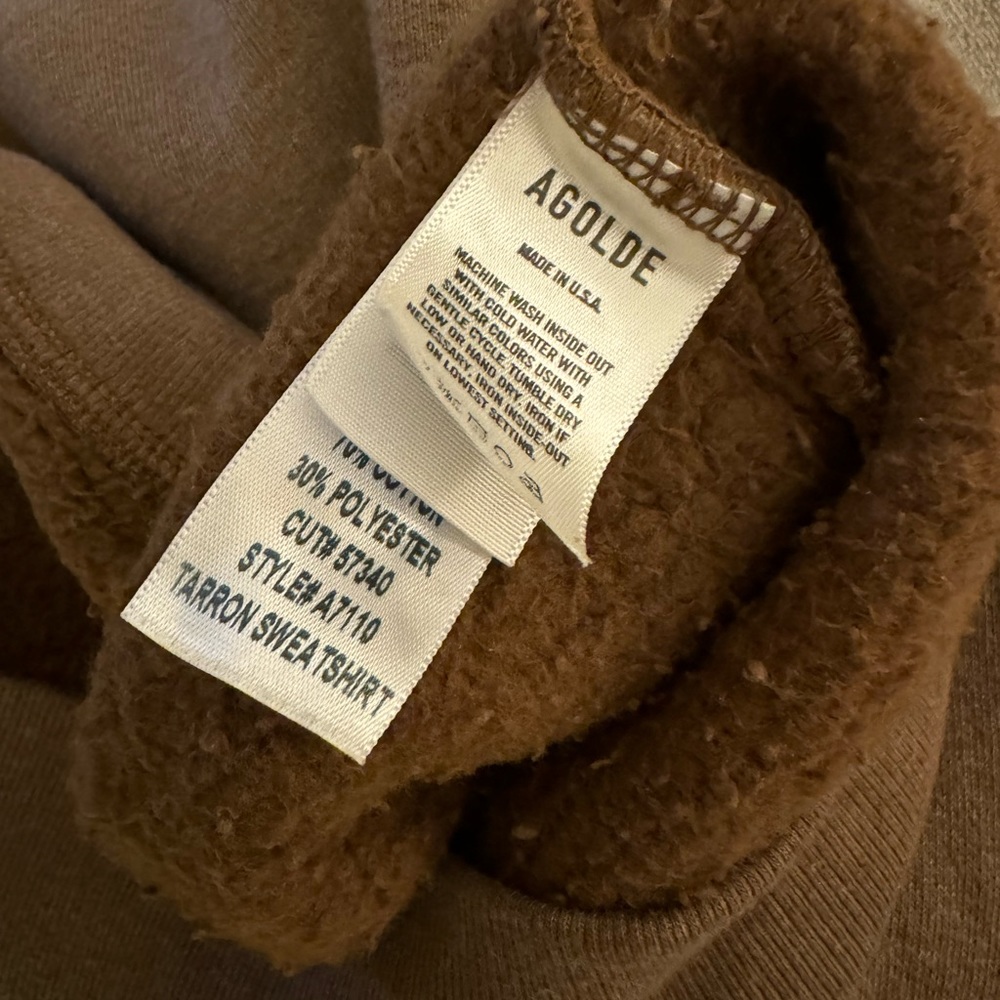 Agolde Tarron Sweatshirt - Size Xs View 4